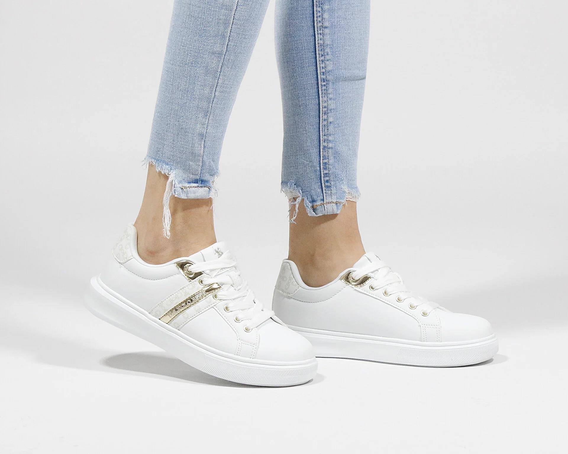 U.S. Polo Assn Lesli WMN 4FX Beyaz Kadın Spor Ayakkabı