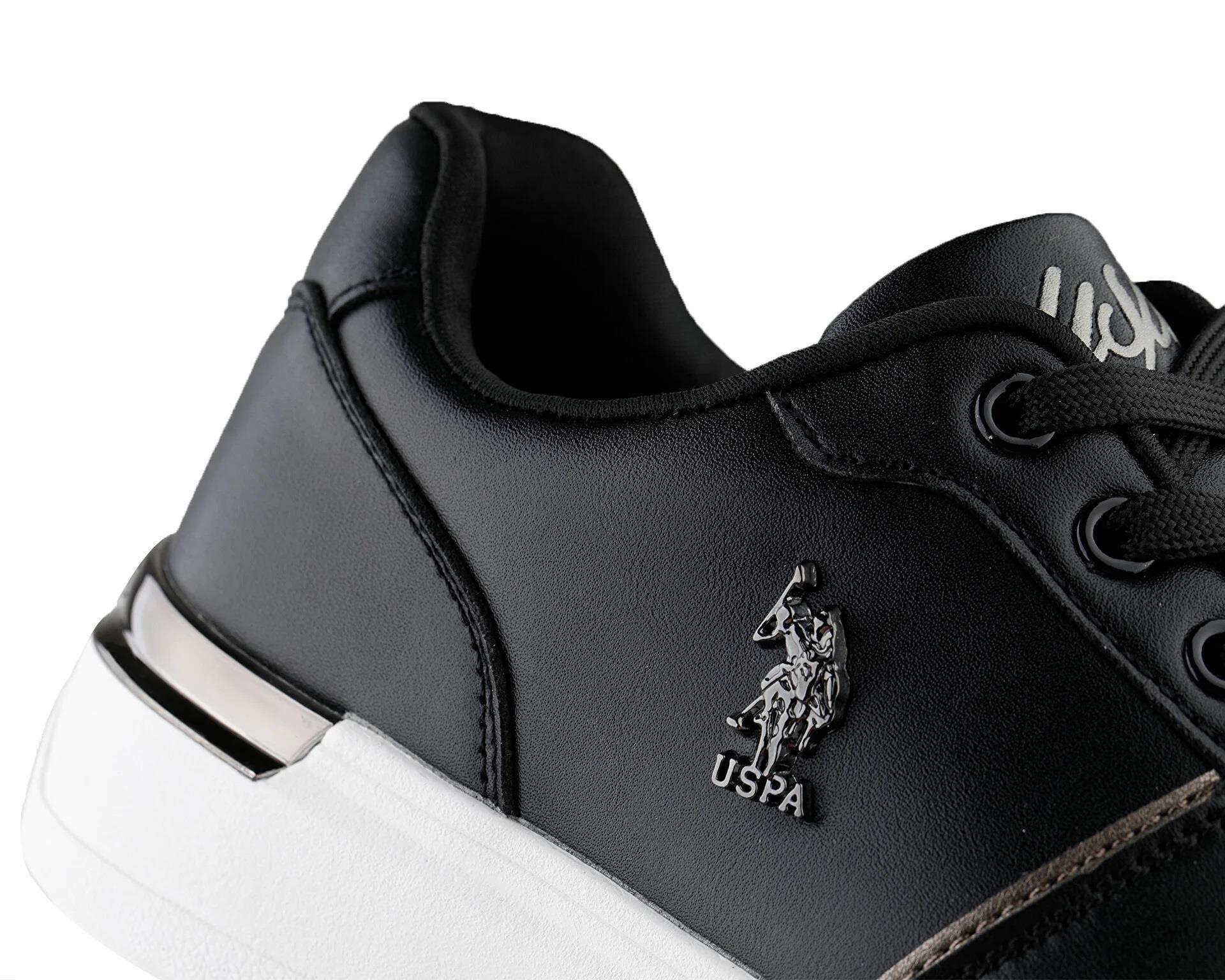 U.S. Polo Assn Alka WMN 4FX Siyah Kadın Spor Ayakkabı