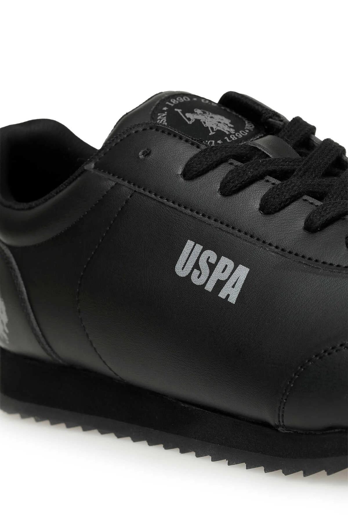 U.S. Polo Assn Deep 3Pr Siyah Erkek Spor Ayakkabı