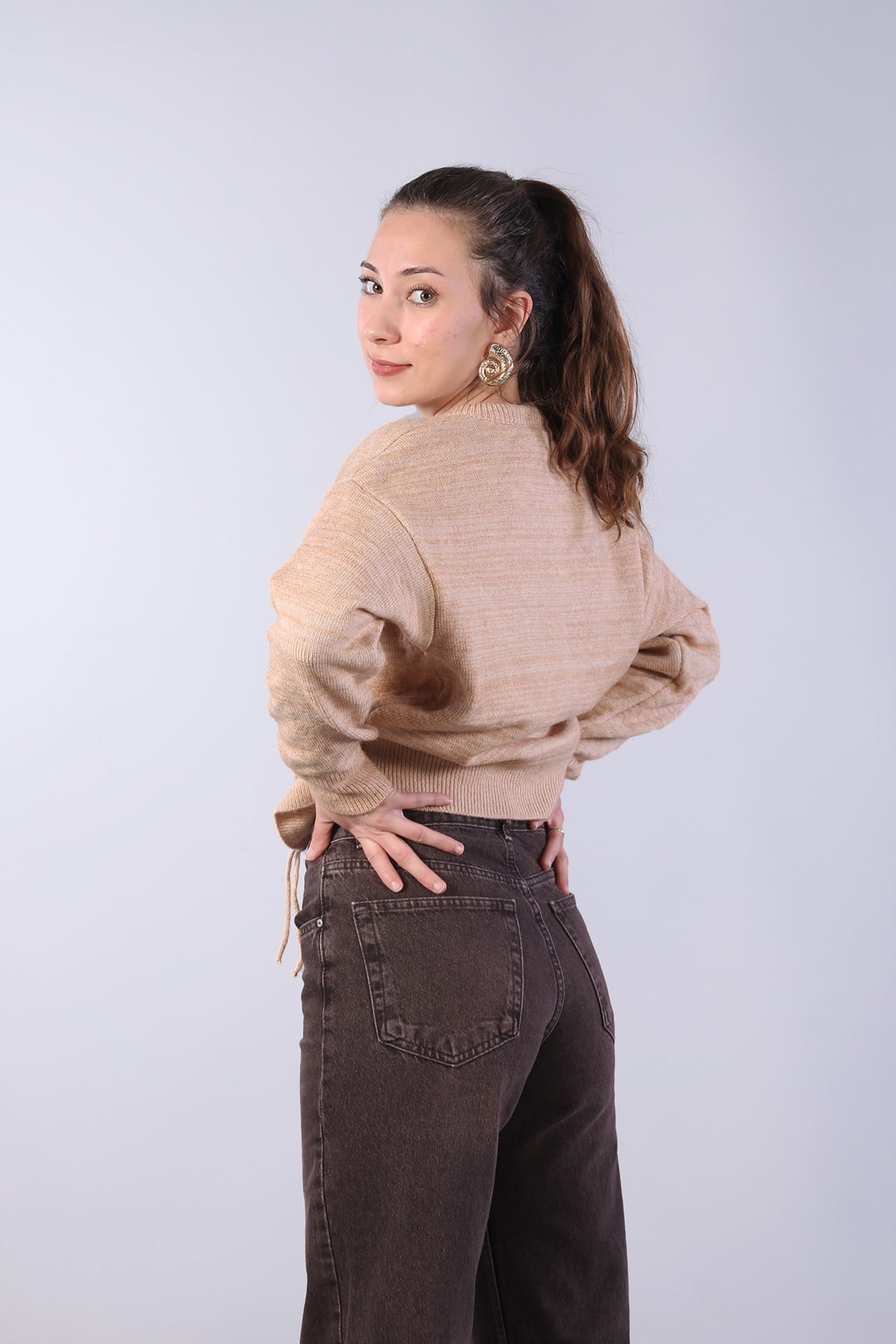 Hırkamckanzie01903 Tiftik Kalın Bağcıklı Hırkakadınerkek