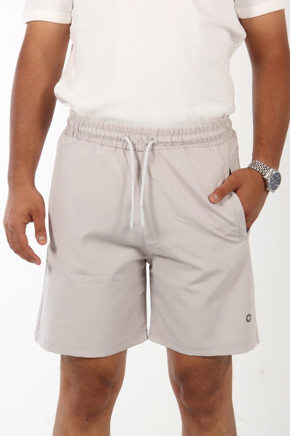 Şortmckanzie09 2 Cep Flotalı Laçin Baskı Şortkadınerkek