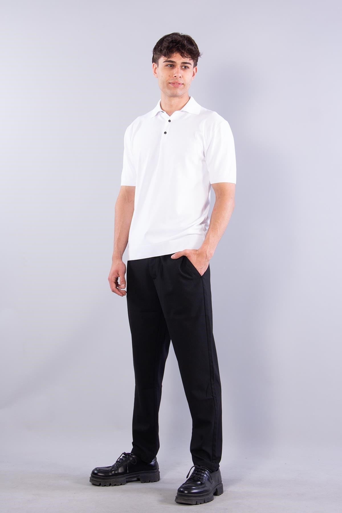T-shirtmckanzie10046 Polo Yaka Düğmeli Kısa Kol T-shirtkadınerkek