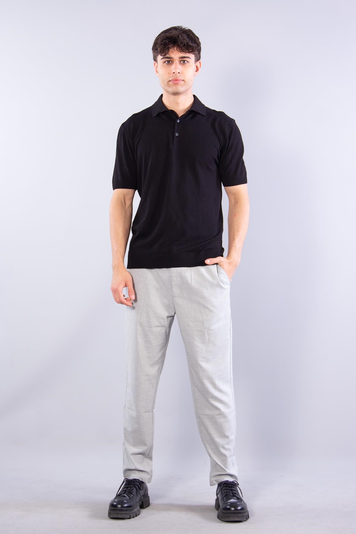 T-shirtmckanzie10046 Polo Yaka Düğmeli Kısa Kol T-shirtkadınerkek