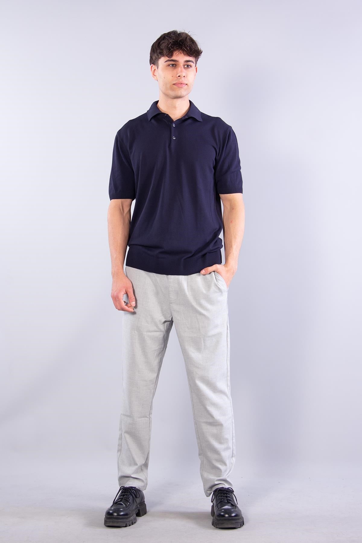 T-shirtmckanzie10046 Polo Yaka Düğmeli Kısa Kol T-shirtkadınerkek