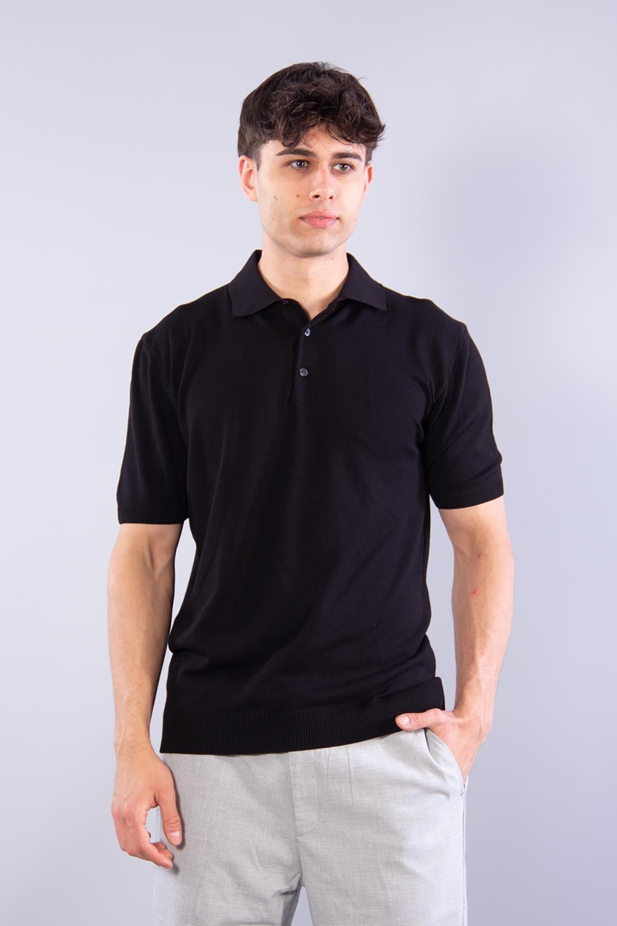 T-shirtmckanzie10046 Polo Yaka Düğmeli Kısa Kol T-shirtkadınerkek