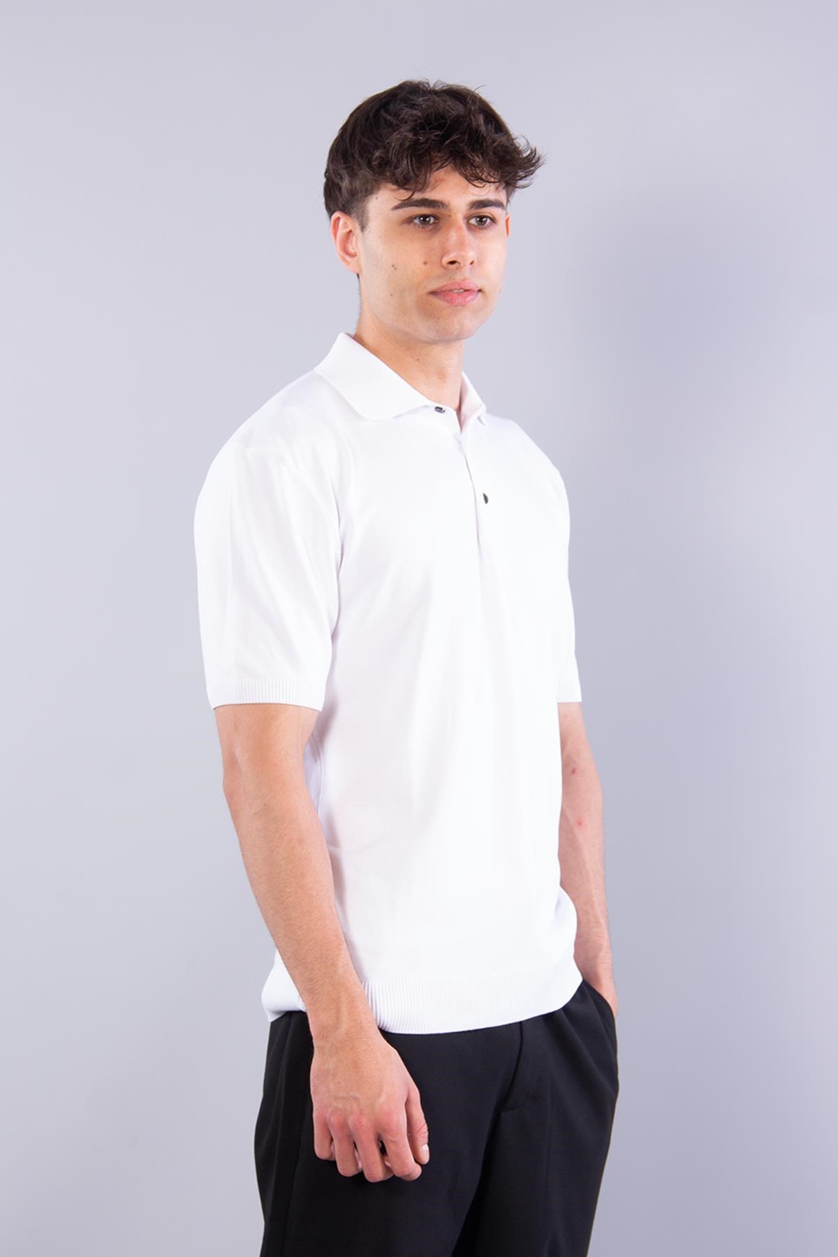 T-shirtmckanzie10046 Polo Yaka Düğmeli Kısa Kol T-shirtkadınerkek