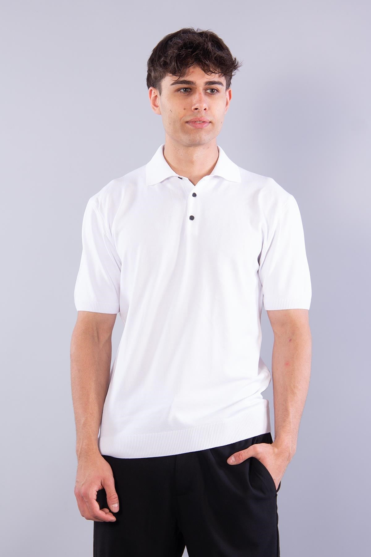 T-shirtmckanzie10046 Polo Yaka Düğmeli Kısa Kol T-shirtkadınerkek