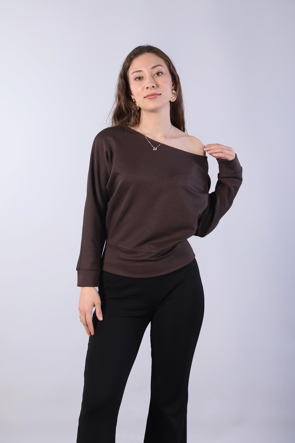 Bluzmckanzie11035 Yarasa Kaprikol Bluzkadınerkek