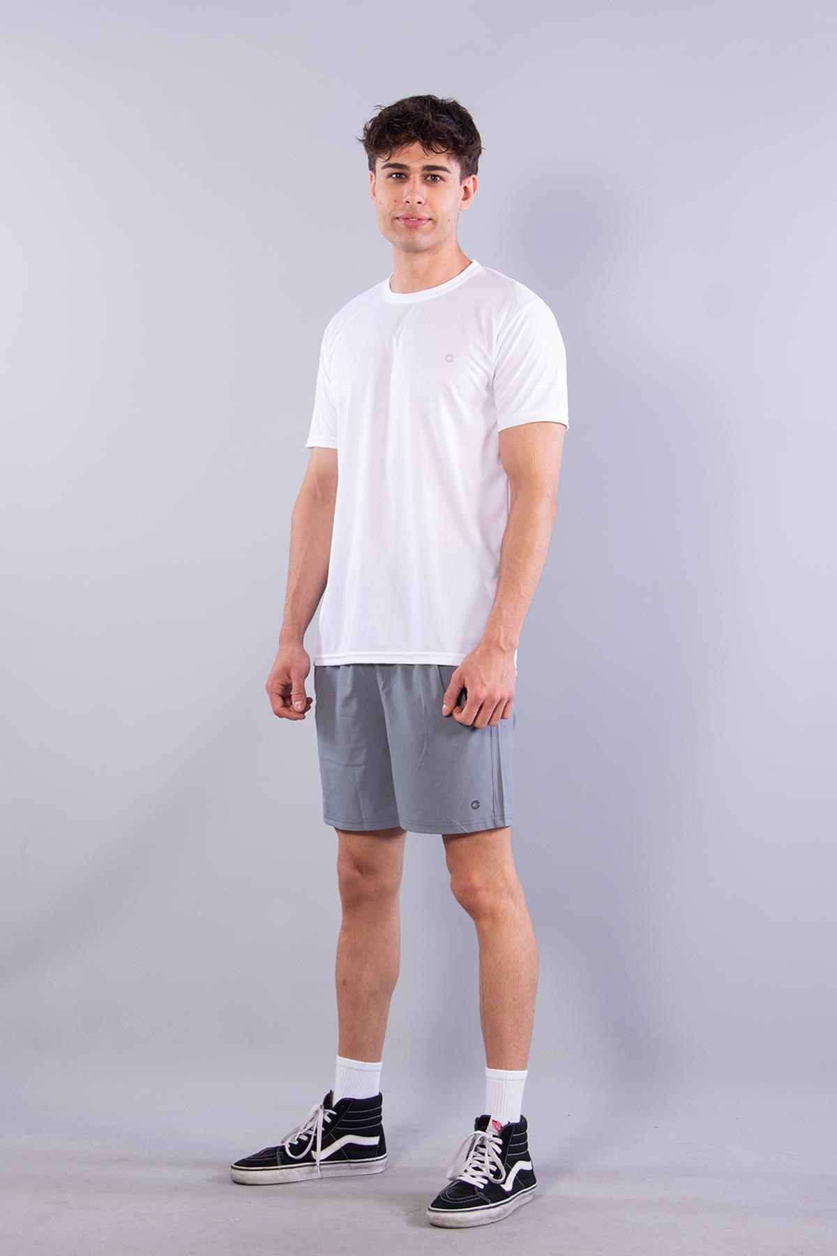 T-shirtmckanzie18 Kareli Baskılı Sıfır Yaka T-shirtkadınerkek