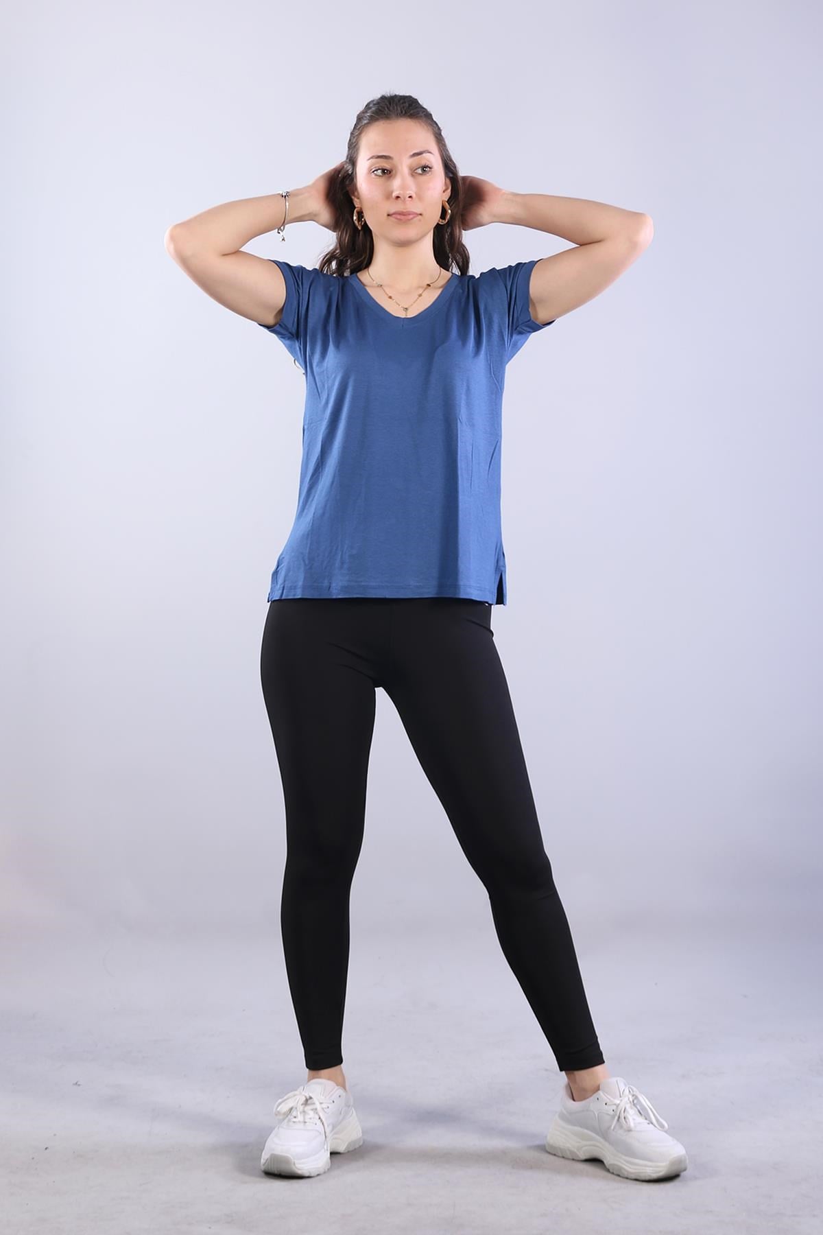 Bodymckanzie2000 V Yaka Yırtmaçlı Bodykadınerkek