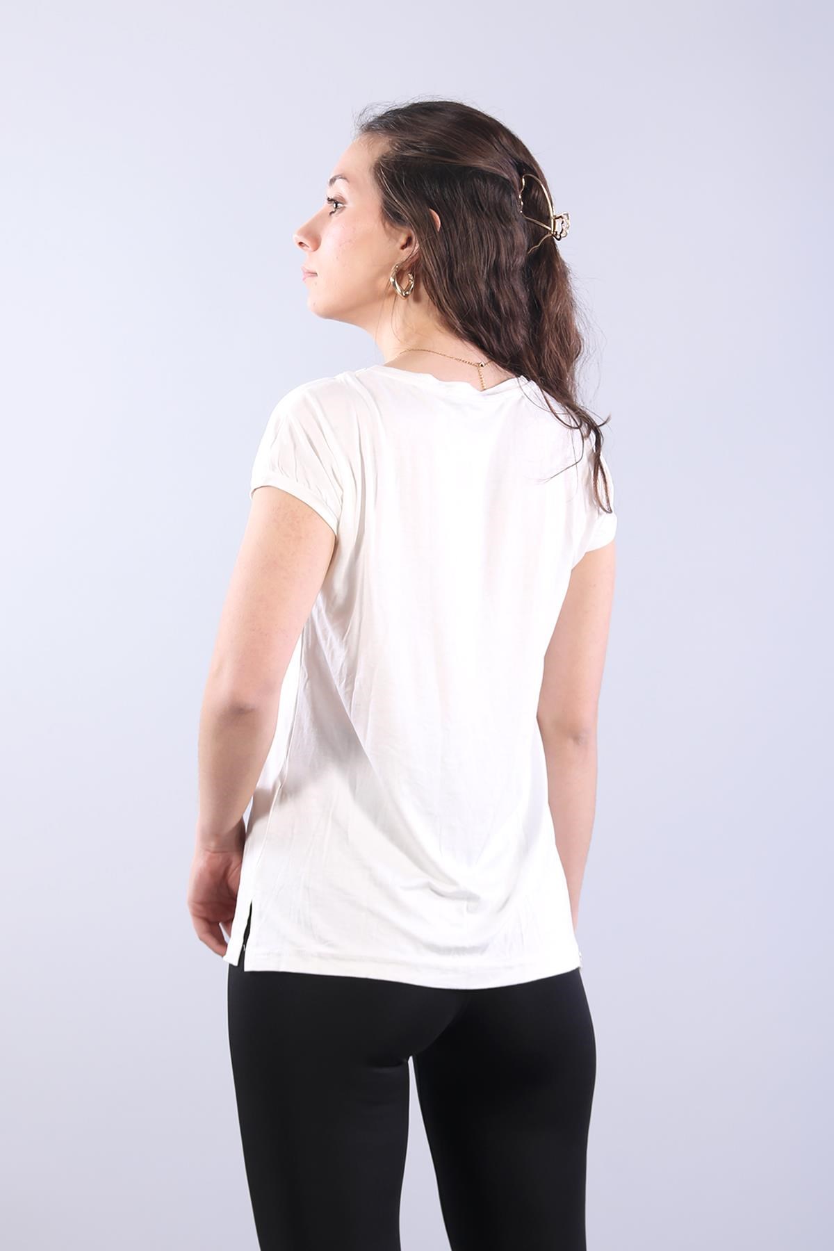 Bodymckanzie2000 V Yaka Yırtmaçlı Bodykadınerkek