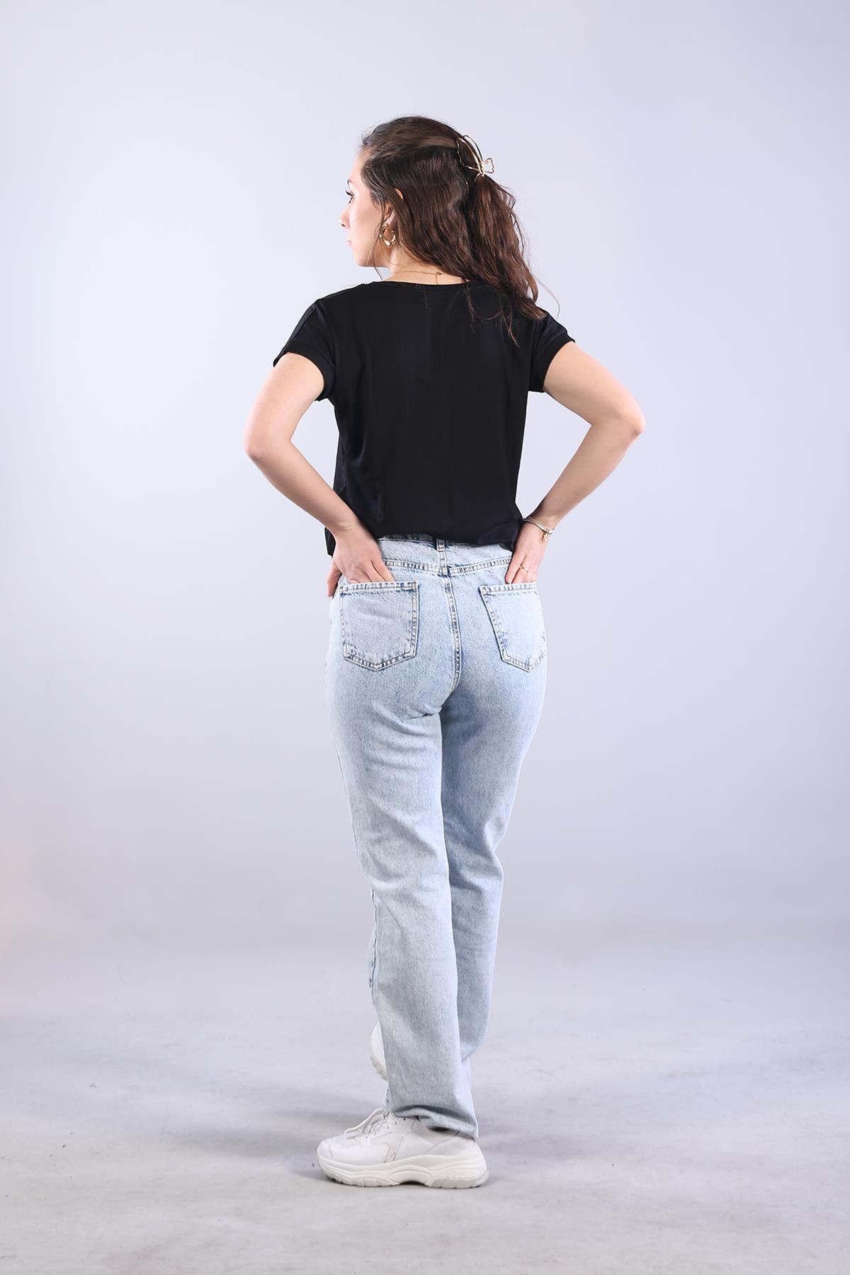 Bodymckanzie2000 V Yaka Yırtmaçlı Bodykadınerkek