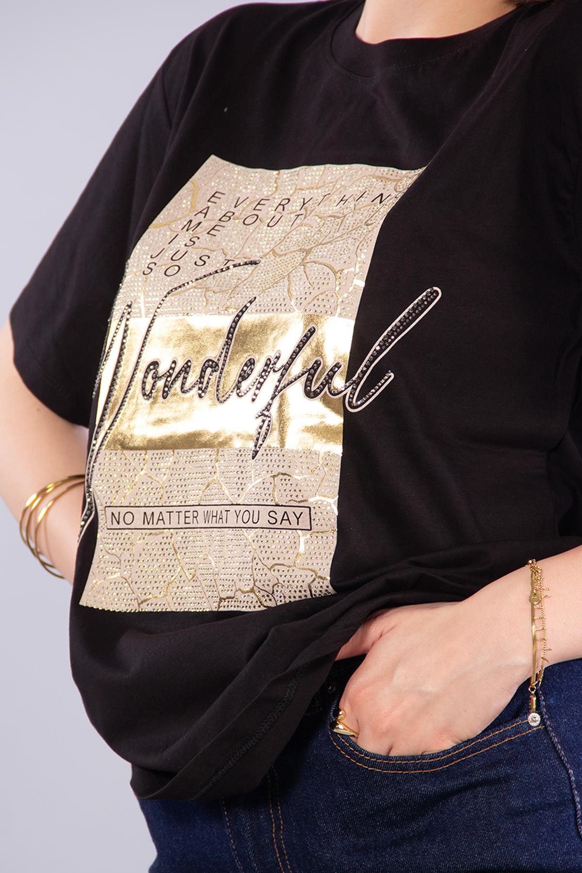 T-shirtmckanzie2004 Wonderful Yaldızlı T-shirtkadınerkek
