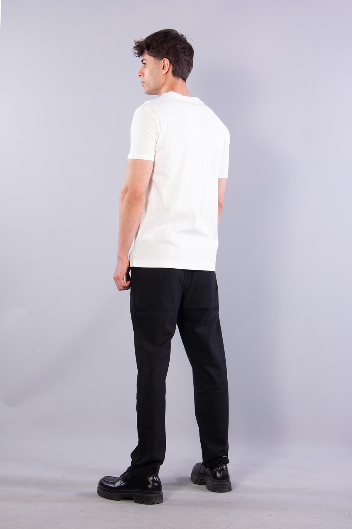 T-shirtmckanzie2122 Hakim Yaka  Modern Fit %100 Pamuk Basic T-shirtkadınerkek
