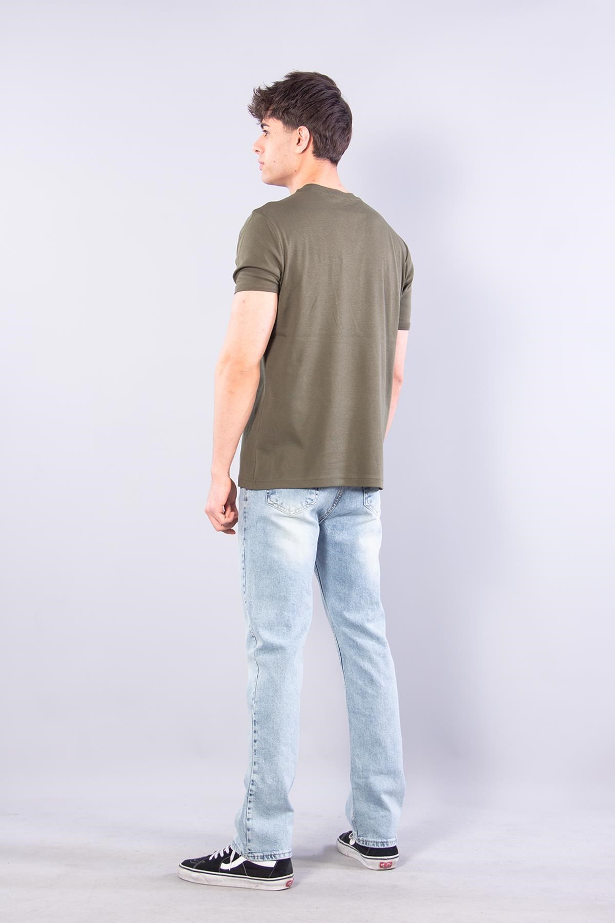 T-shirtmckanzie2122  Hakim Yaka  Modern Fit %100 Pamuk Basic T-shirtkadınerkek
