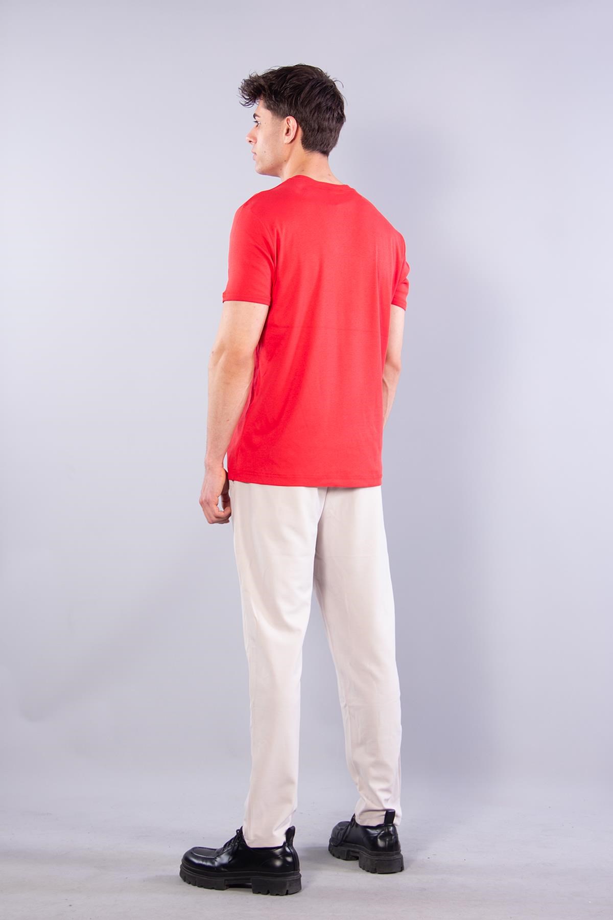 T-shirtmckanzie2122 Hakim Yaka  Modern Fit %100 Pamuk Basic T-shirtkadınerkek