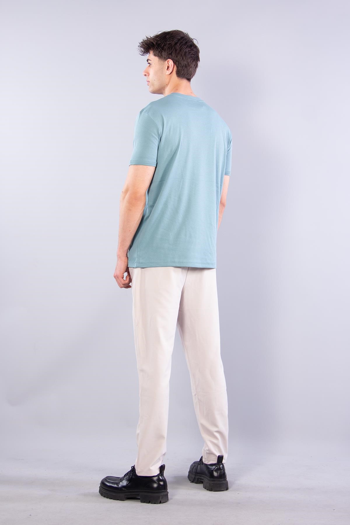 T-shirtmckanzie2122 Hakim Yaka  Modern Fit %100 Pamuk Basic T-shirtkadınerkek