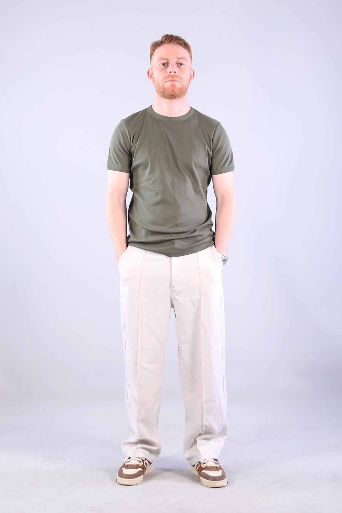 T-shirtmckanzie2143-1 Full Need Ribana O Yaka T-shirtkadınerkek