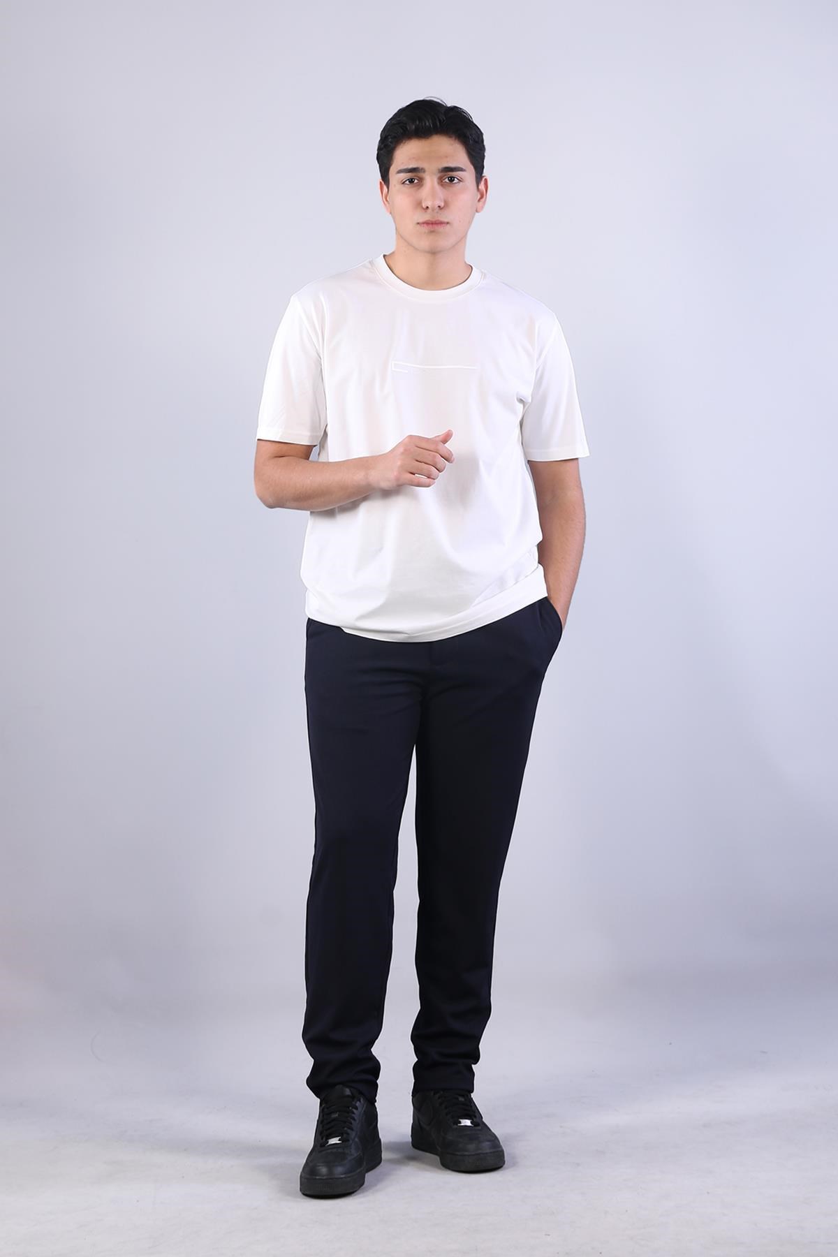 T-shirtmckanzie2271 Baskı 1 O yaka 24*1 Süprem Oversize T-shirtkadınerkek