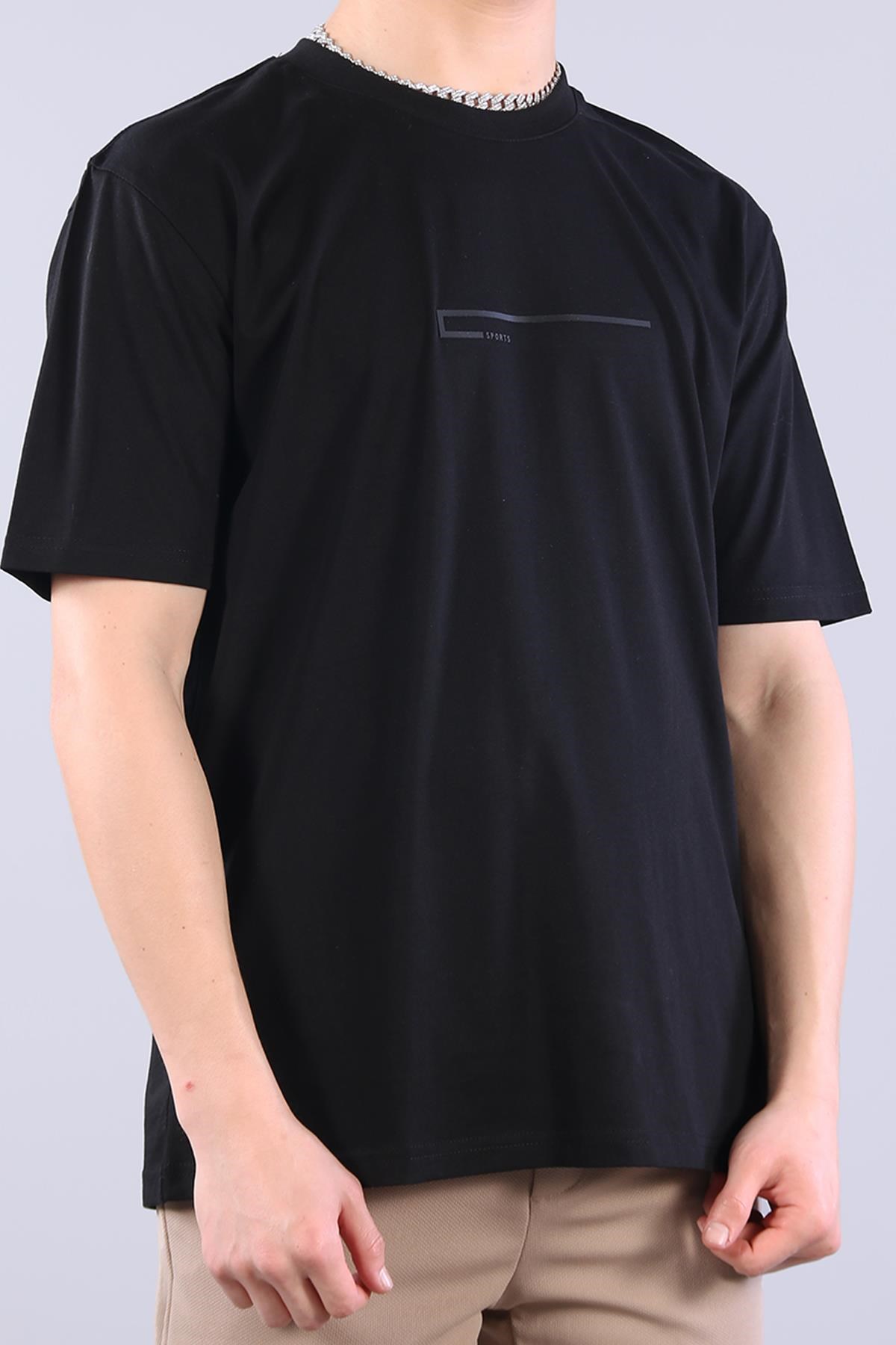 T-shirtmckanzie2271 Baskı 1 O yaka 24*1 Süprem Oversize T-shirtkadınerkek
