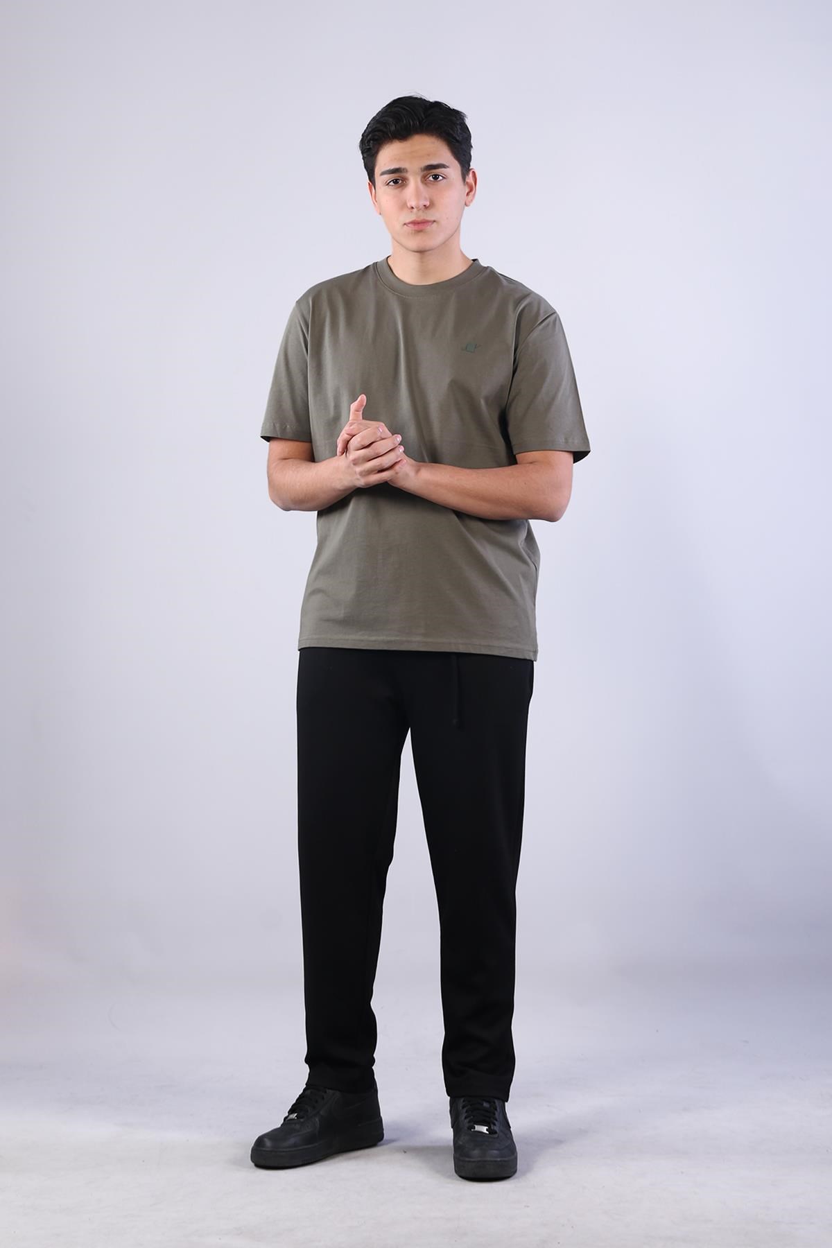 T-shirtmckanzie2271 Baskı 2 O yaka 24*1 Süprem Oversize T-shirtkadınerkek