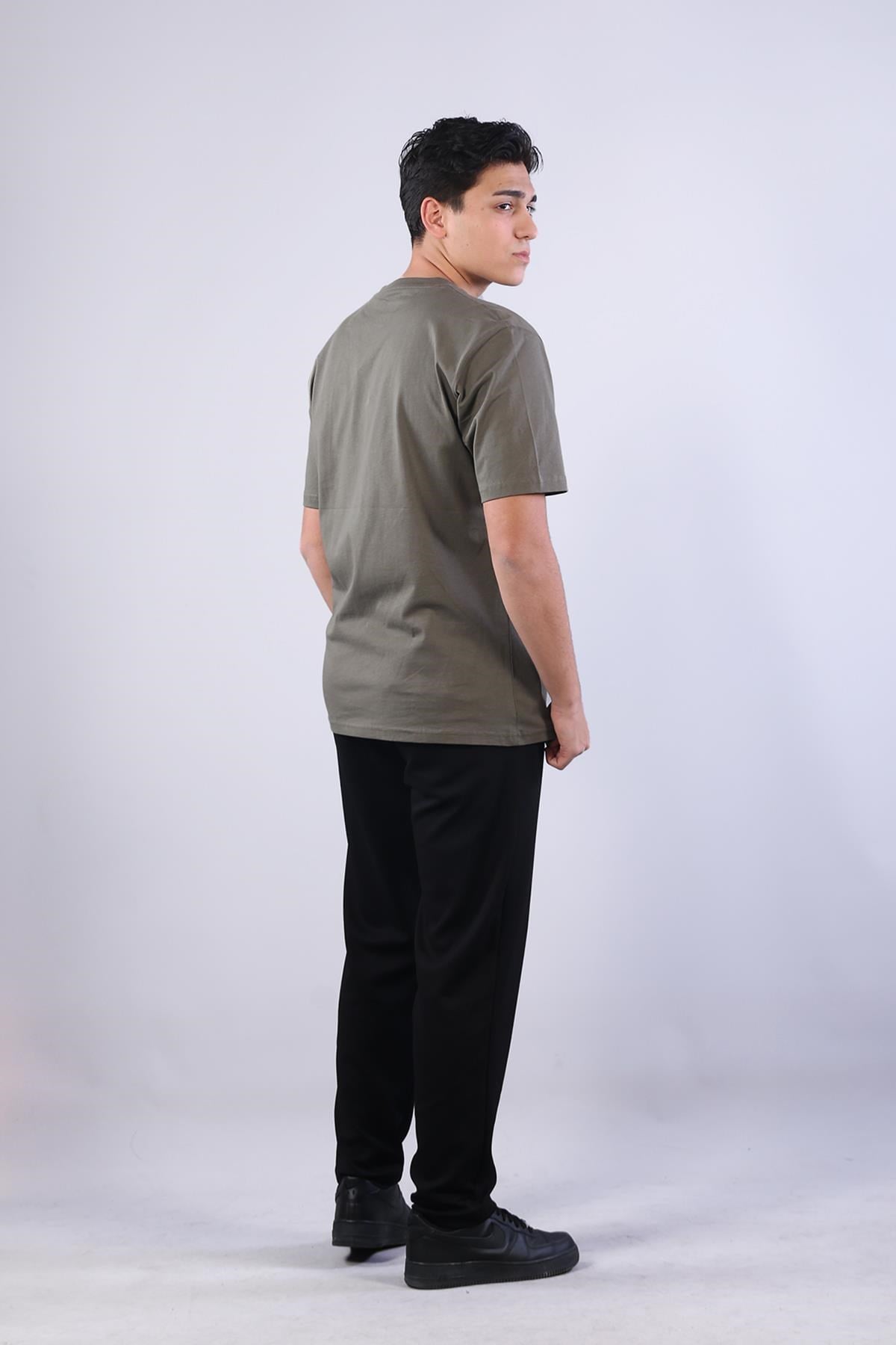 T-shirtmckanzie2271 Baskı 2 O yaka 24*1 Süprem Oversize T-shirtkadınerkek