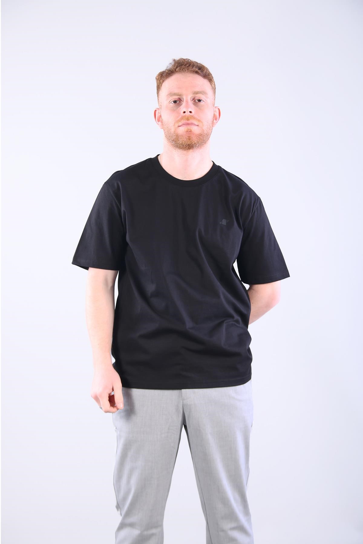 T-shirtmckanzie2271 Baskı 2 O yaka 24*1 Süprem Oversize T-shirtkadınerkek