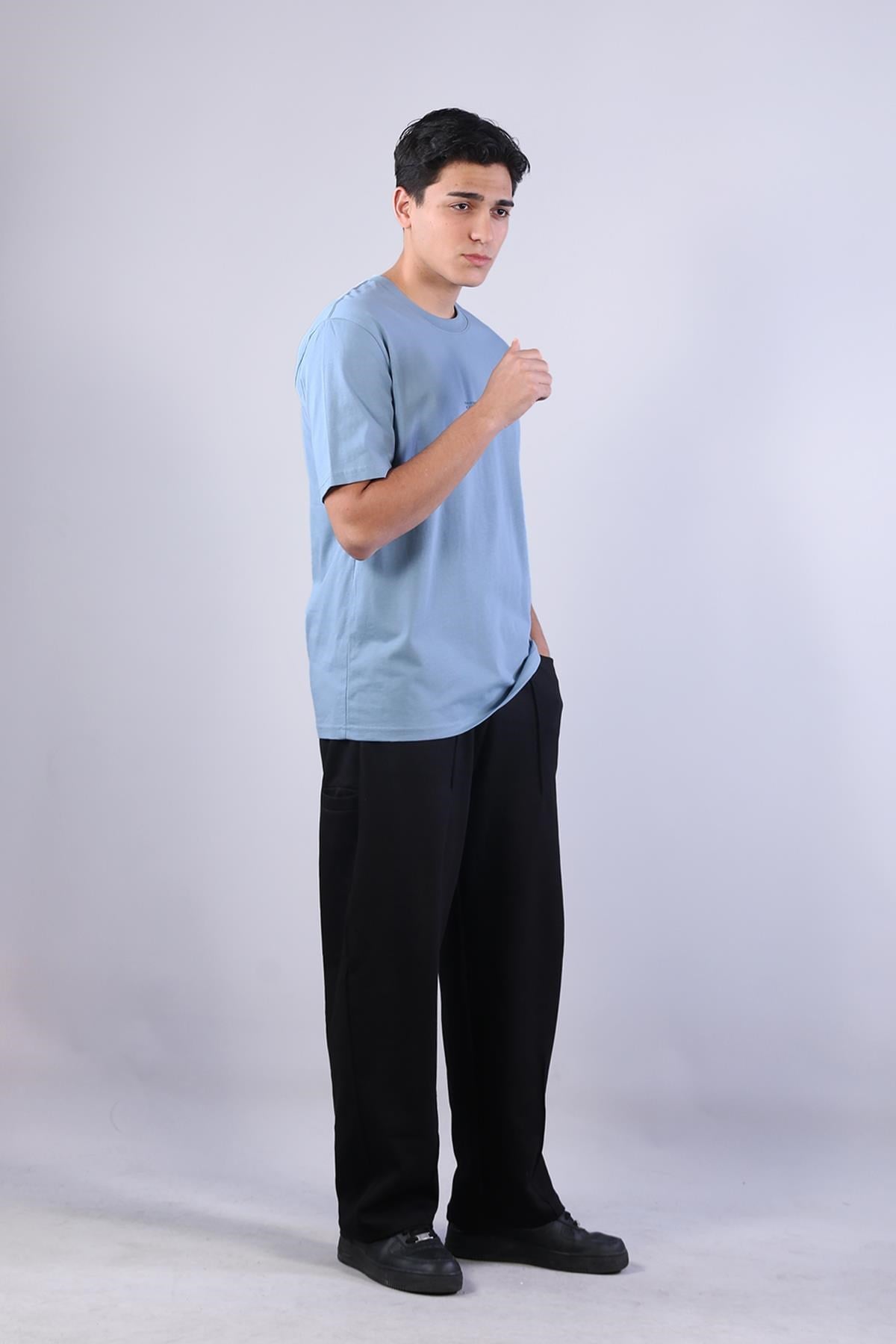 T-shirtmckanzie2271 Baskı 3 O yaka 24*1 Süprem Oversize T-shirtkadınerkek
