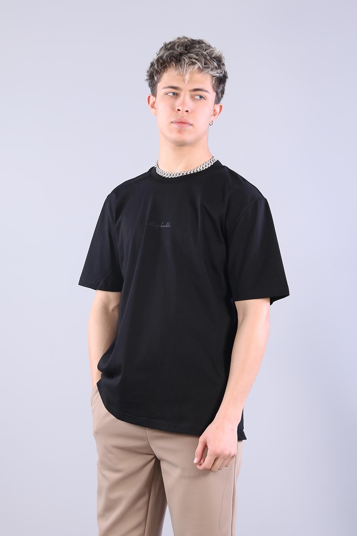 T-shirtmckanzie2271 Baskı 4 O yaka 24*1 Süprem Oversize T-shirtkadınerkek