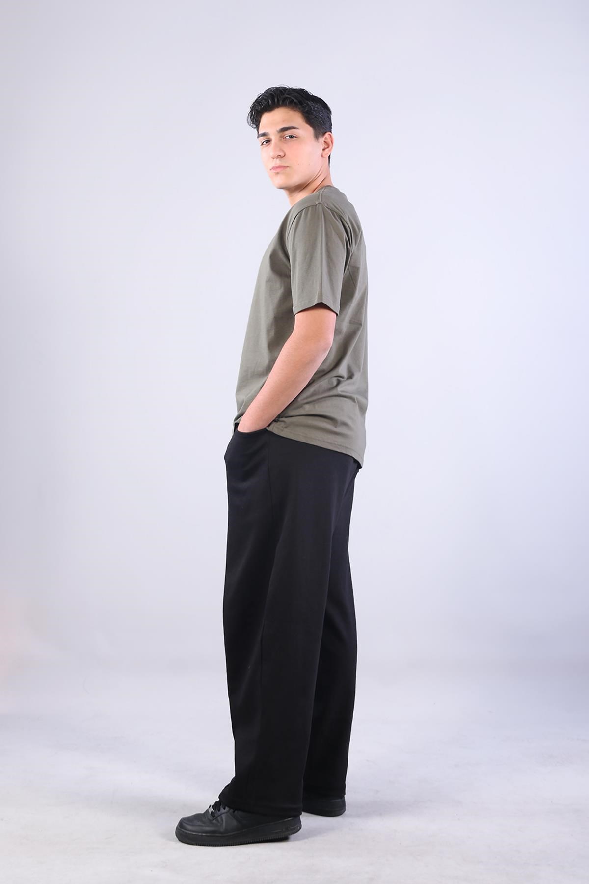 T-shirtmckanzie2271 Baskı 4 O yaka 24*1 Süprem Oversize T-shirtkadınerkek
