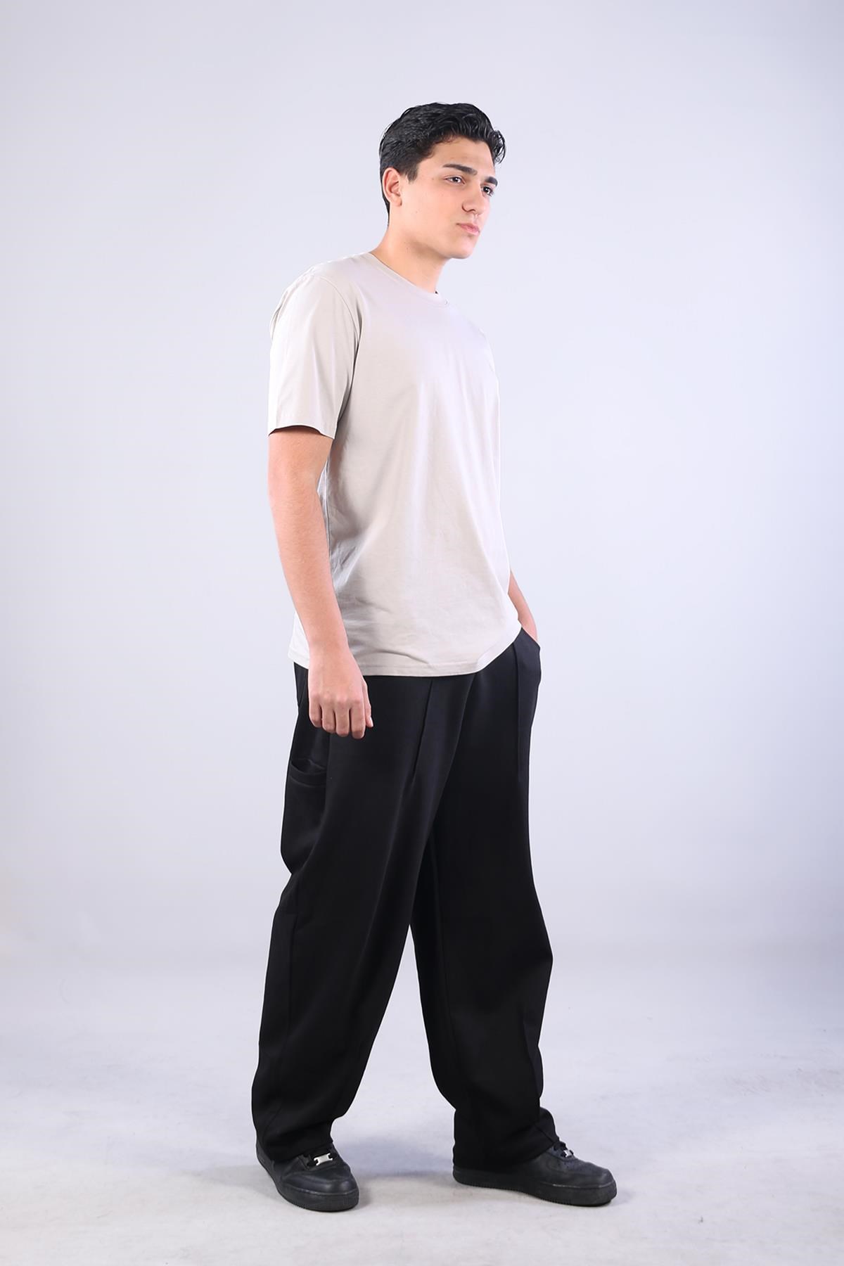 T-shirtmckanzie2271 Baskı 4 O yaka 24*1 Süprem Oversize T-shirtkadınerkek