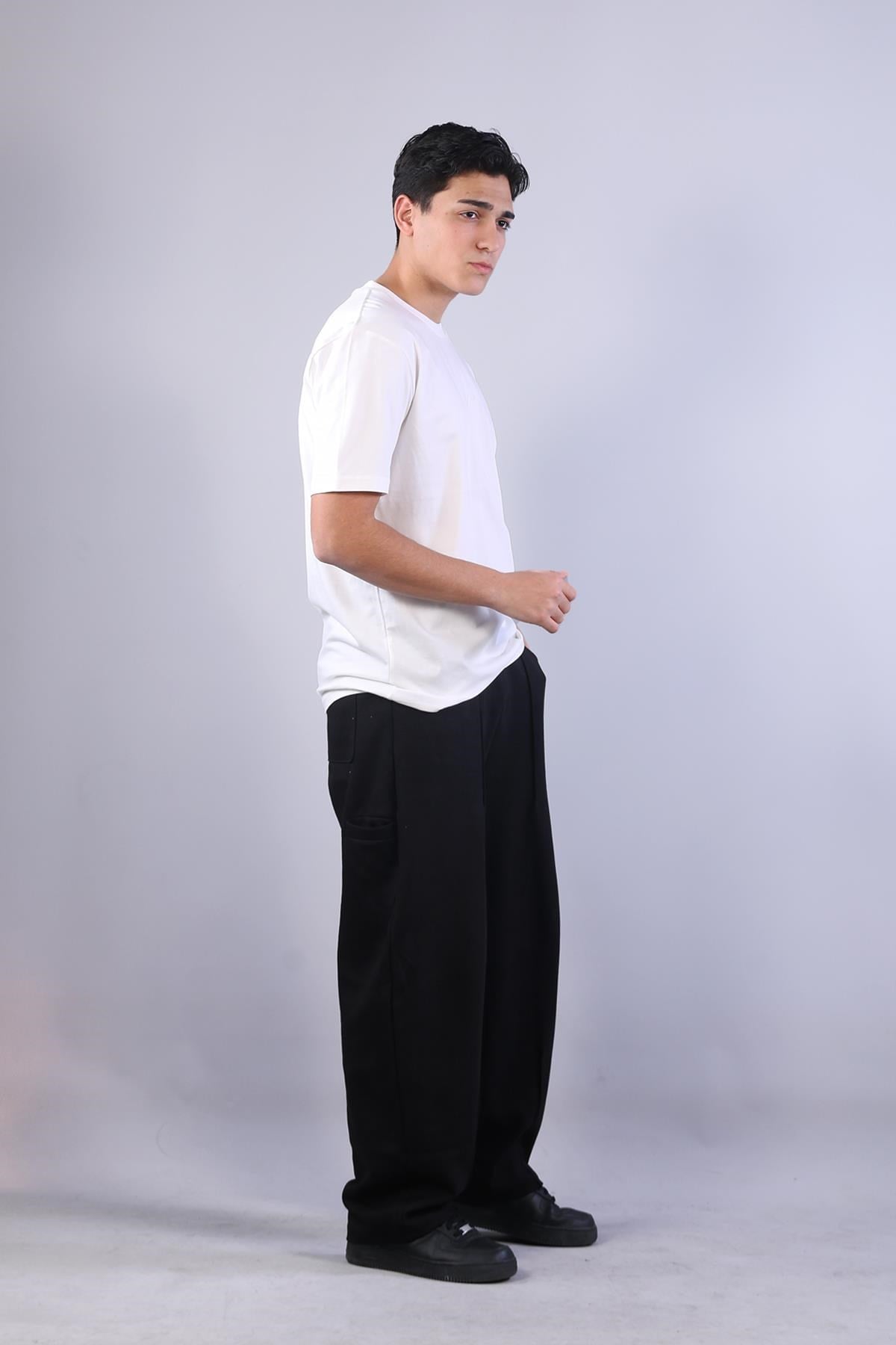 T-shirtmckanzie2271 Baskı 4 O yaka 24*1 Süprem Oversize T-shirtkadınerkek