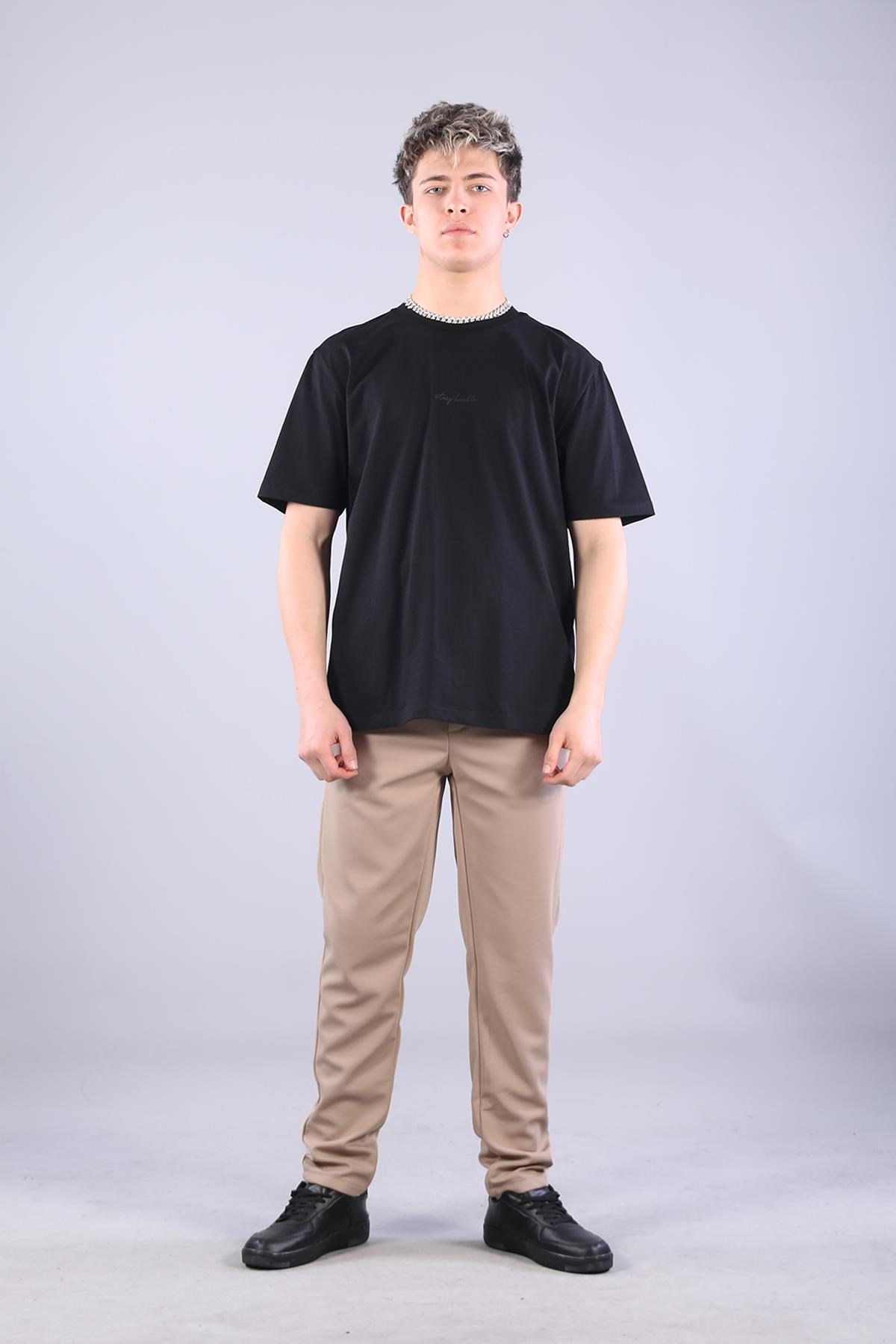 T-shirtmckanzie2271 Baskı 4 O yaka 24*1 Süprem Oversize T-shirtkadınerkek