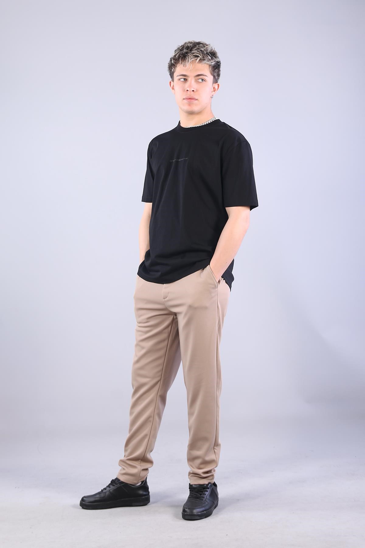 T-shirtmckanzie2271 Baskı 5 O yaka 24*1 Süprem Oversize T-shirtkadınerkek