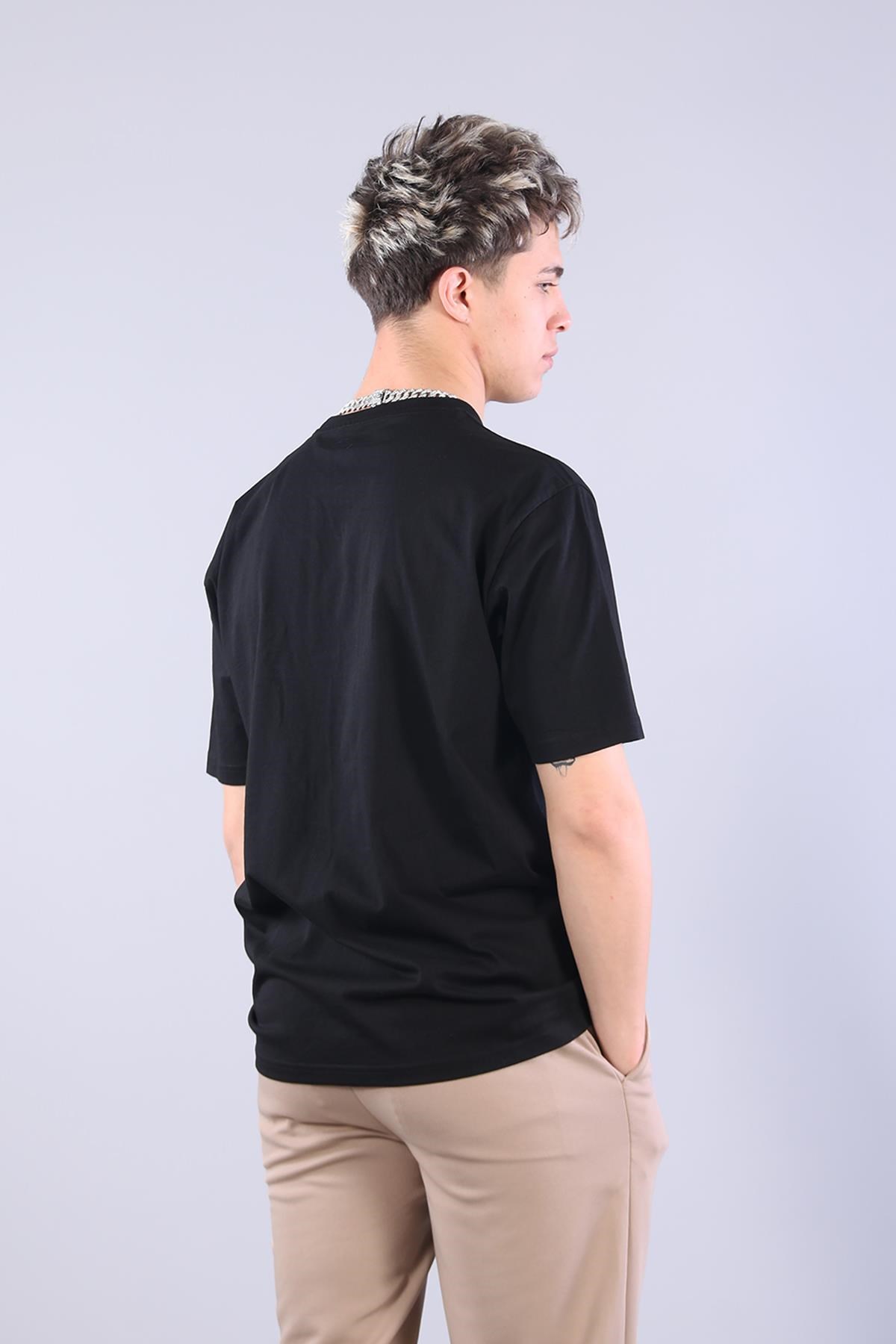 T-shirtmckanzie2271 Baskı 5 O yaka 24*1 Süprem Oversize T-shirtkadınerkek