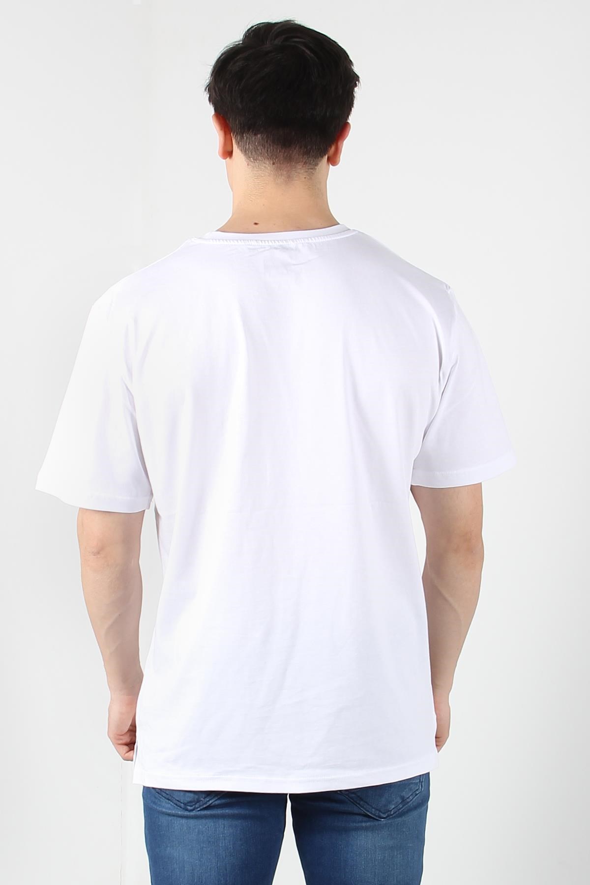 T-shirtmckanzie2271 O yaka Cepli 24*1 Süprem Oversize T-shirtkadınerkek