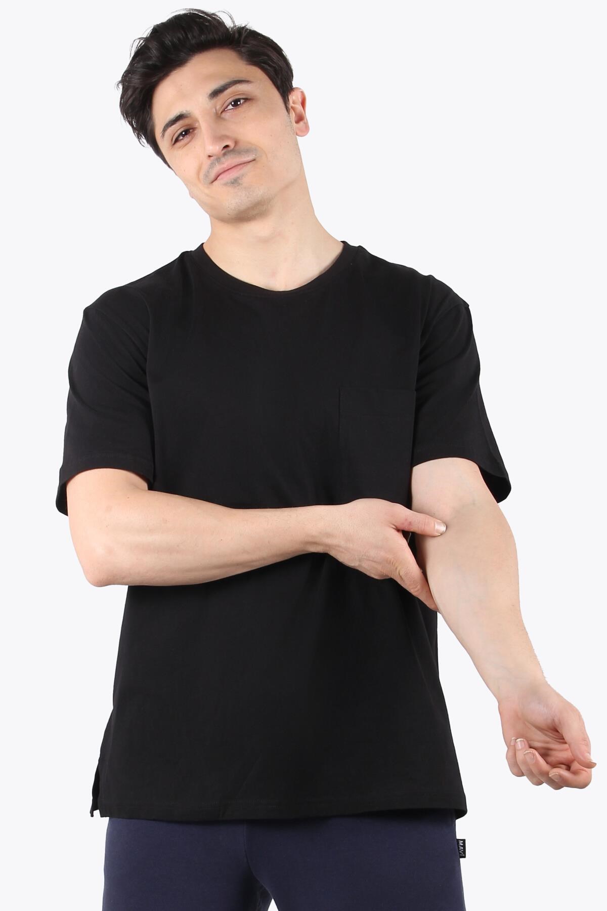 T-shirtmckanzie2271 O yaka Cepli 24*1 Süprem Oversize T-shirtkadınerkek