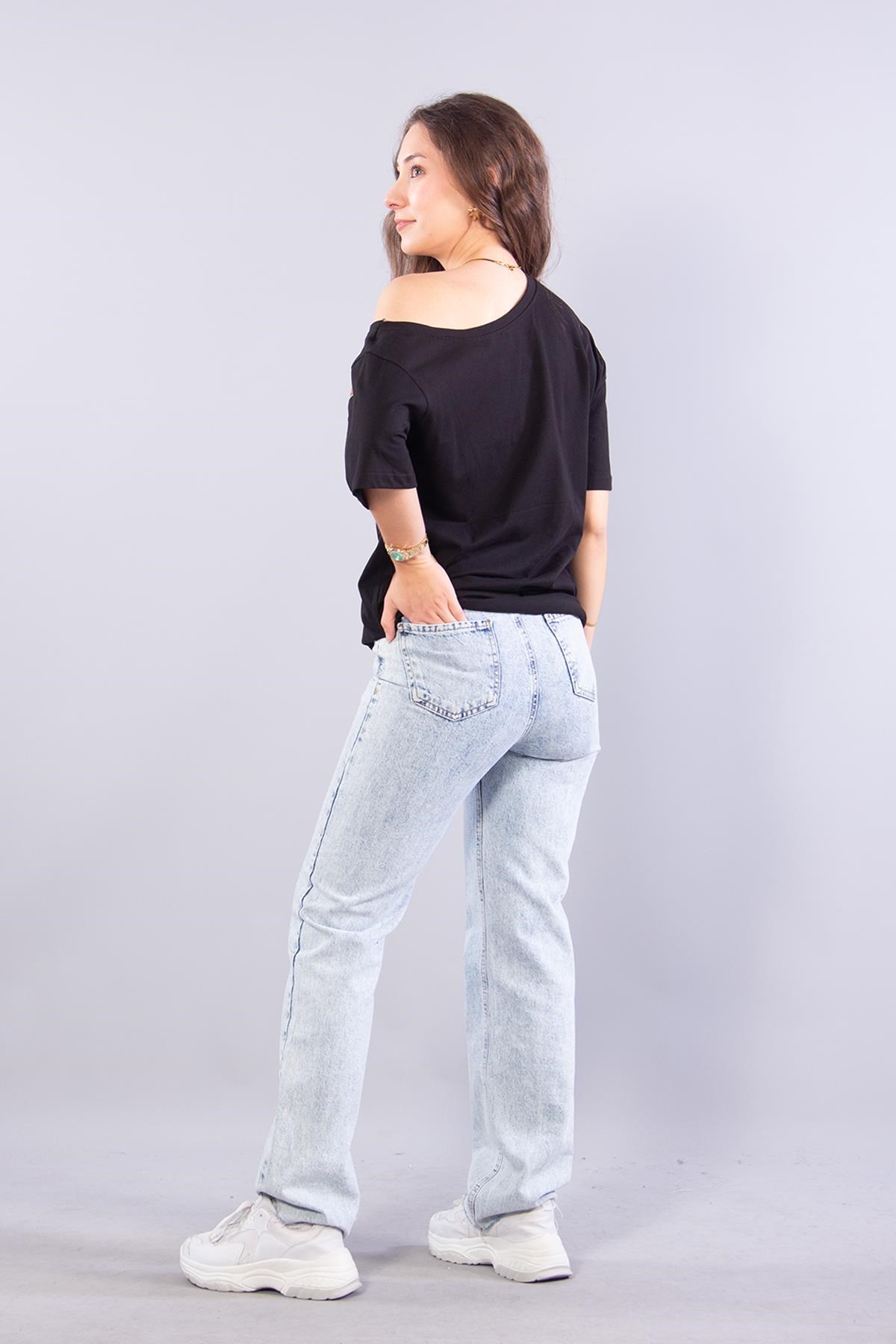 T-shirtmckanzie2315 Kayık Yaka Mershı Baskılı T-shirtkadınerkek