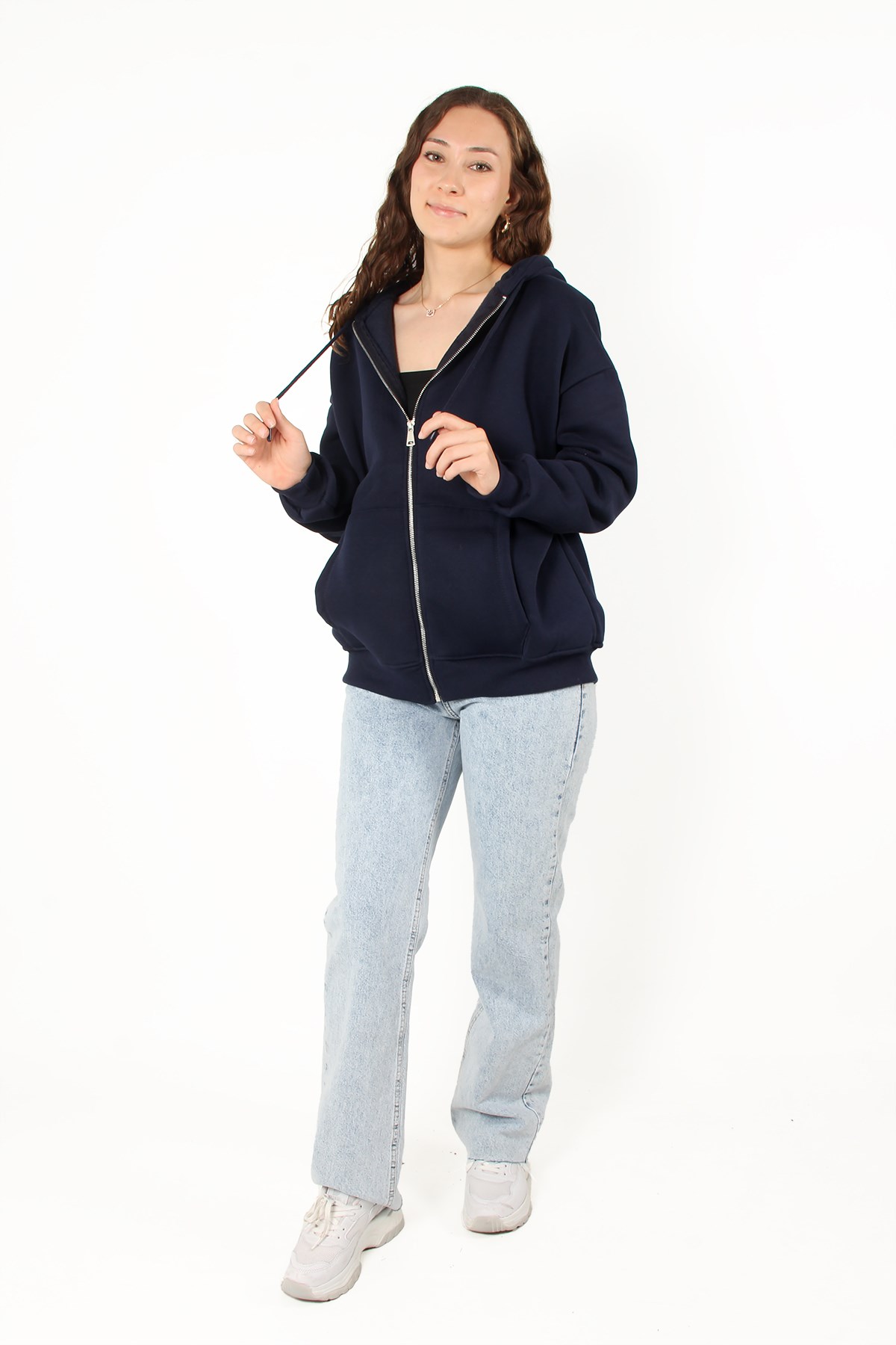 Sweatmckanzie2501 Fermuarlı Kapşonlu Sweatkadınerkek