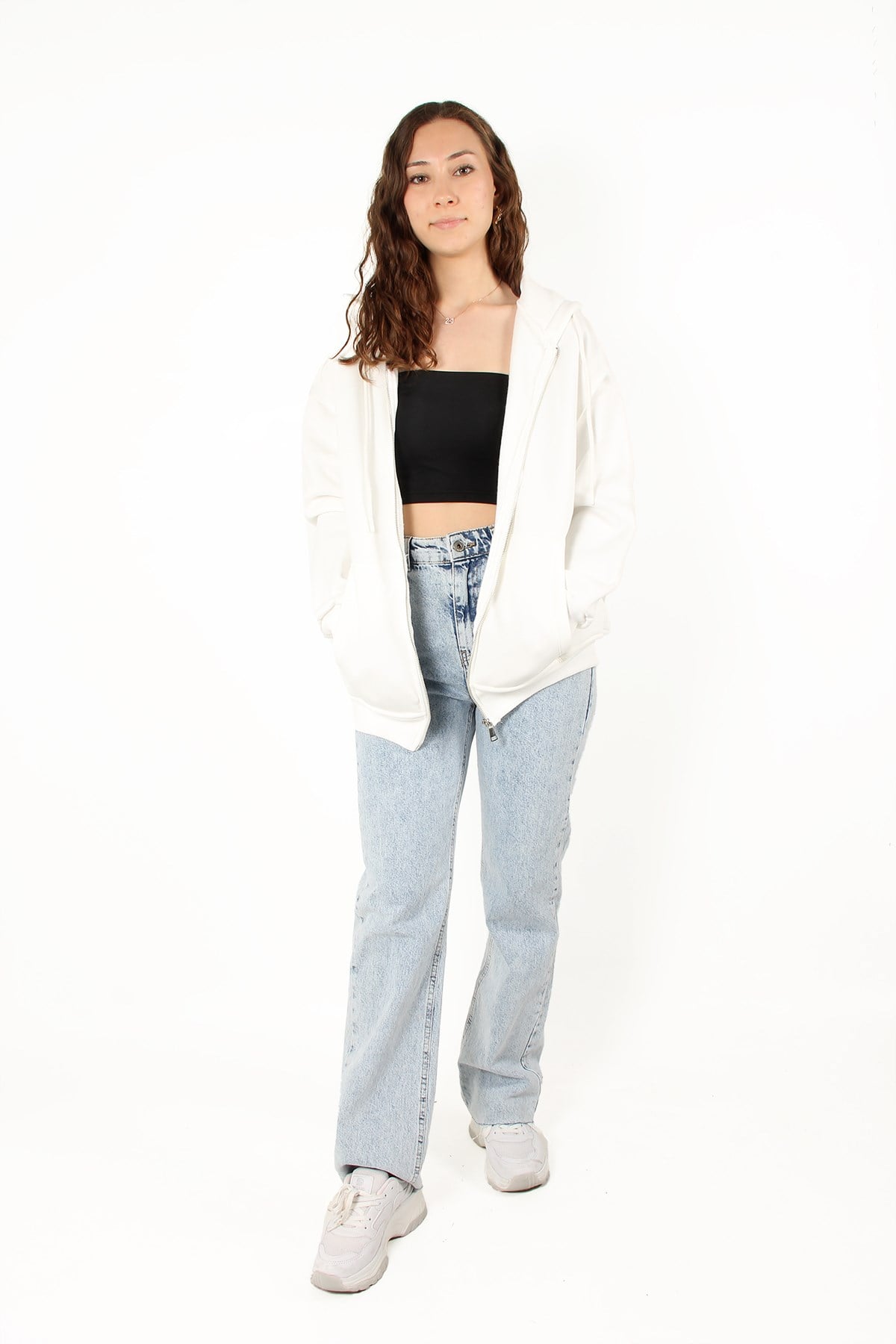Sweatmckanzie2501 Fermuarlı Kapşonlu Sweatkadınerkek