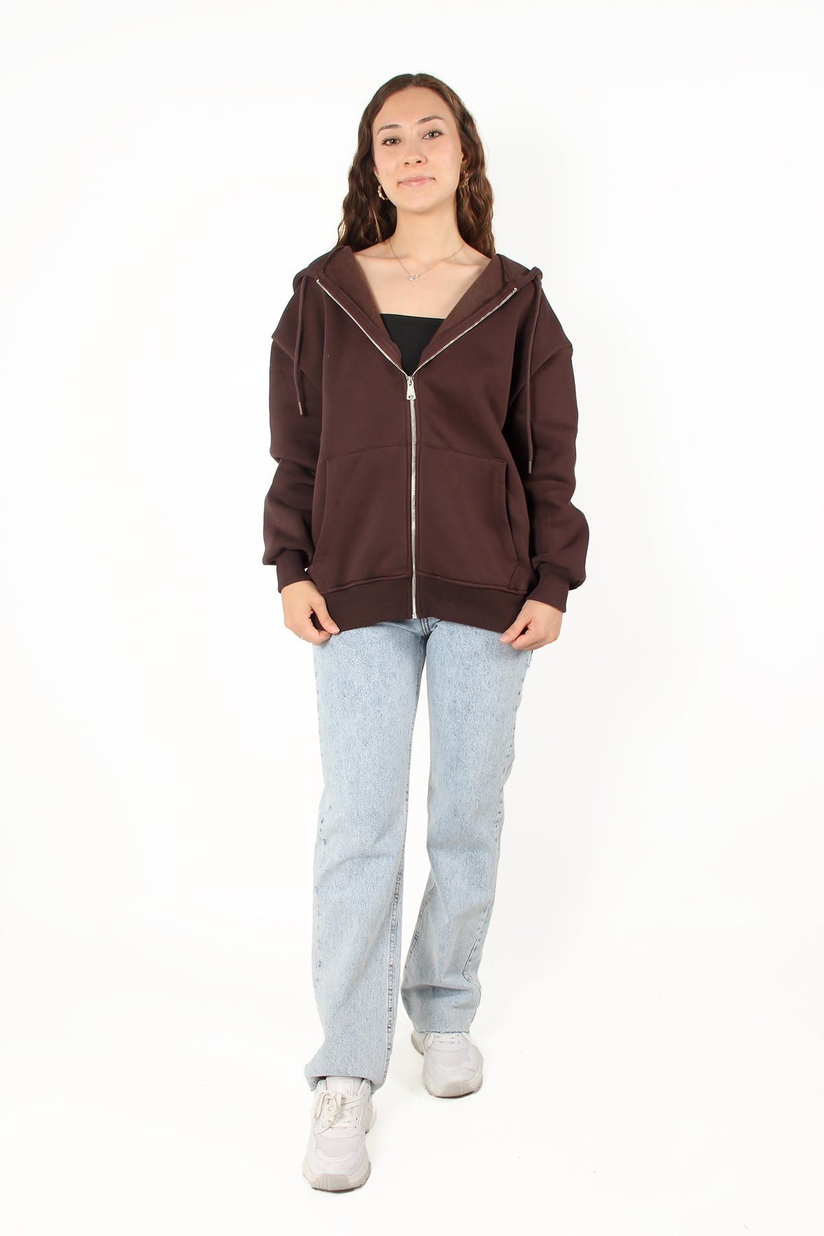 Sweatmckanzie2501 Fermuarlı Kapşonlu Sweatkadınerkek