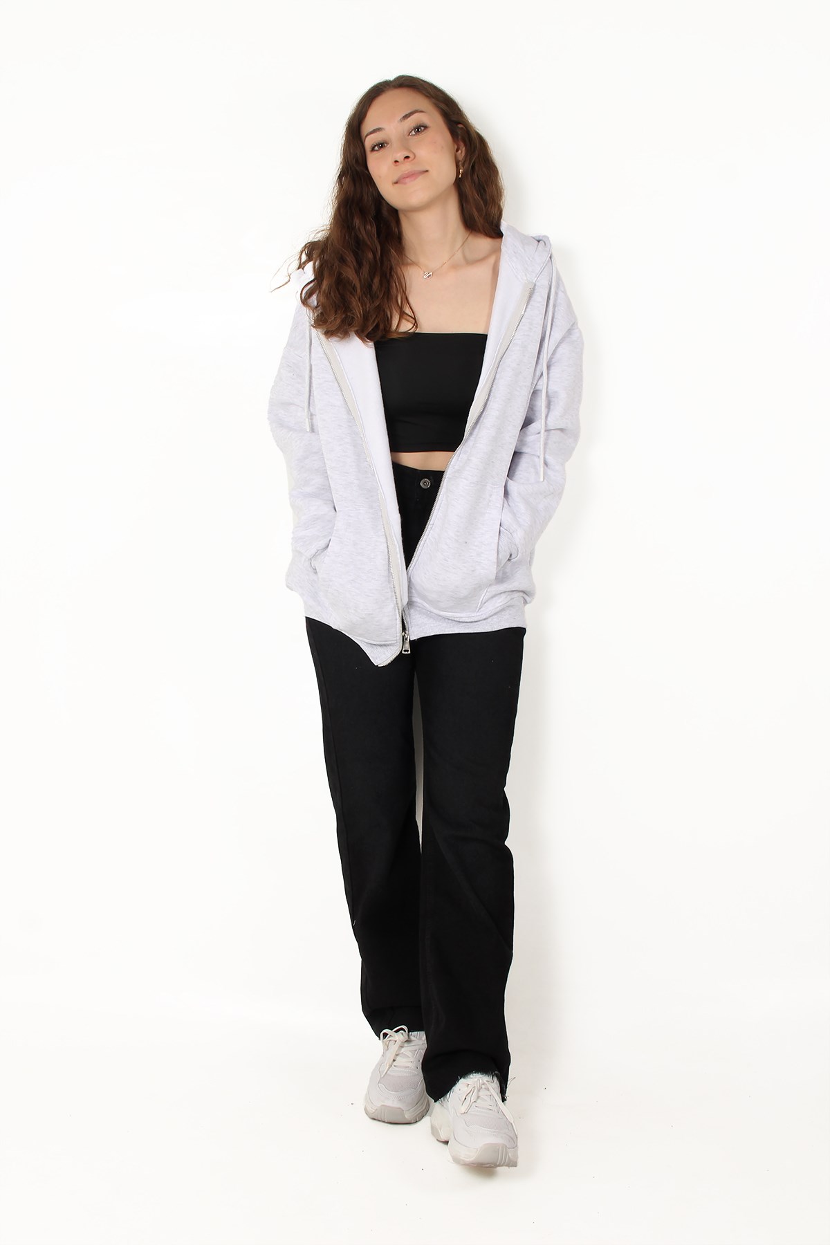 Sweatmckanzie2501 Fermuarlı Kapşonlu Sweatkadınerkek