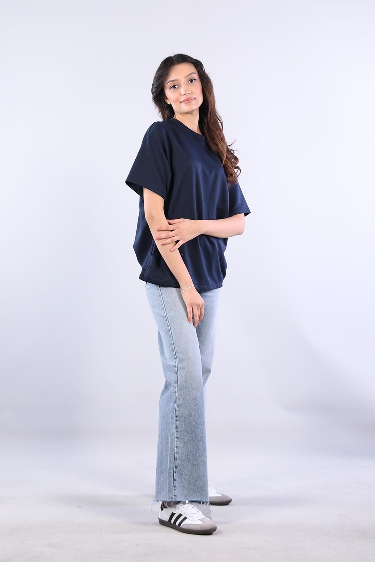 T-shirtmckanzie25620 İki İplik Düz T-shirtkadınerkek