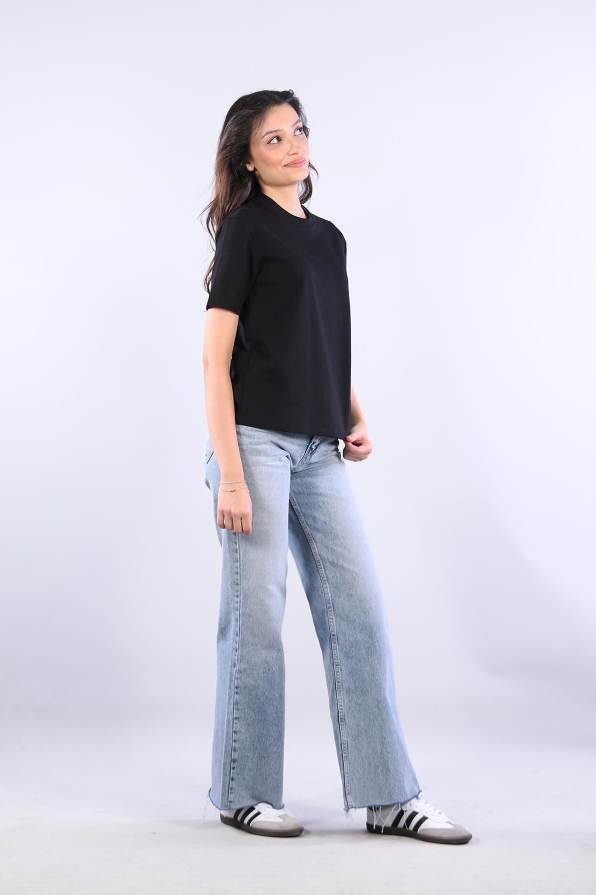 T-shirtmckanzie26650 İnterlok O Yaka Oversize T-shirtkadınerkek