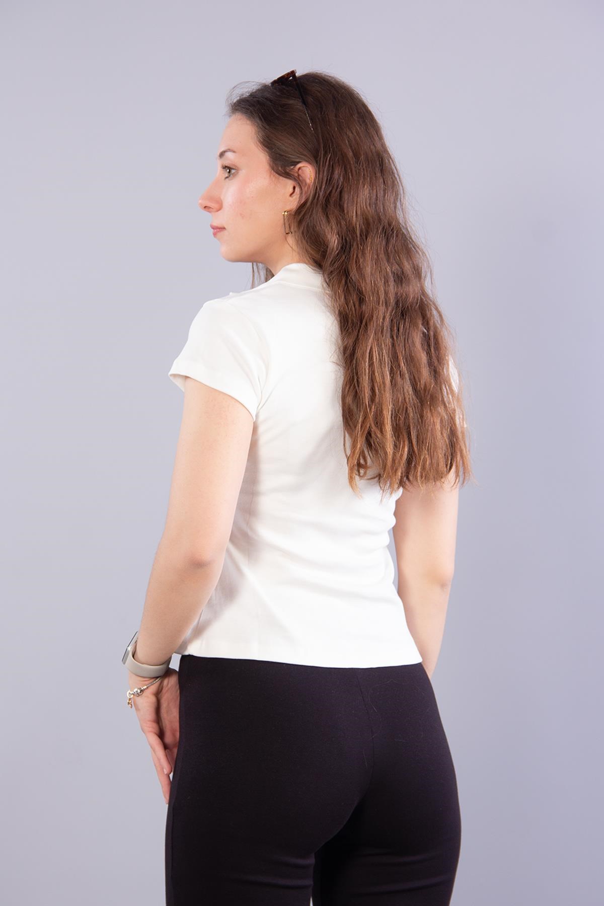 T-shirtmckanzie26651 Fermuarlı İnterlok Kumaş T-shirtkadınerkek