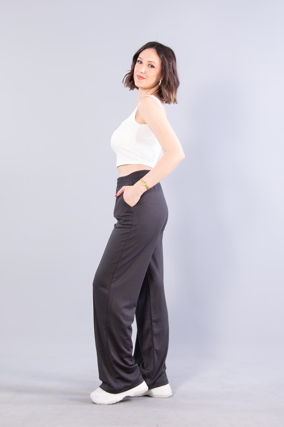 Pantolonmckanzie26709 Beli Lastikli Modal Pantolonkadınerkek