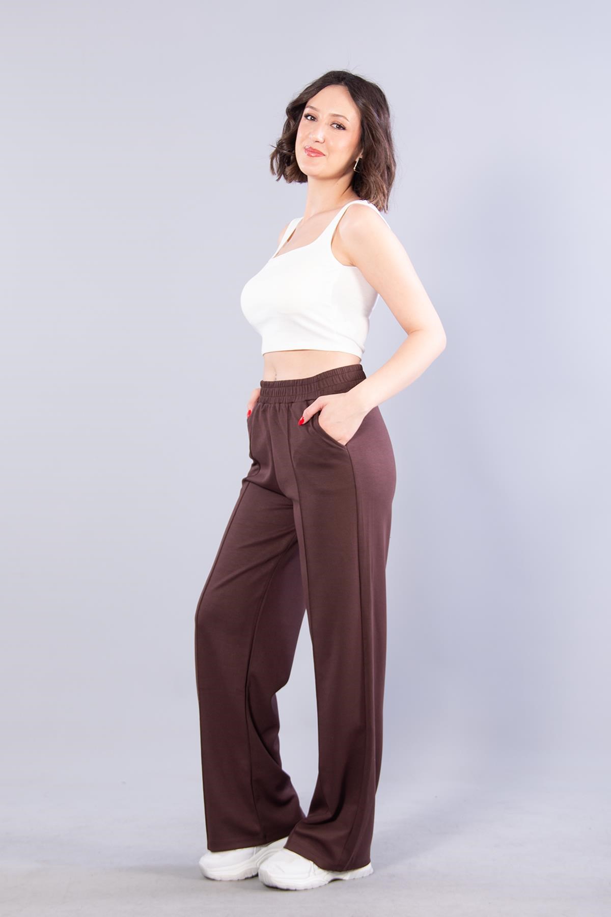 Pantolonmckanzie26709 Beli Lastikli Modal Pantolonkadınerkek