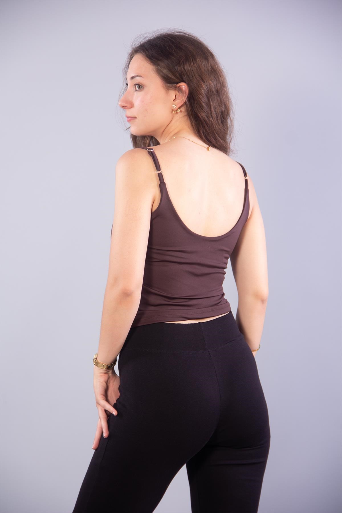 Büstiyer / Atletmckanzie26736 İnce Askılı Kaplı Bodysuitkadınerkek