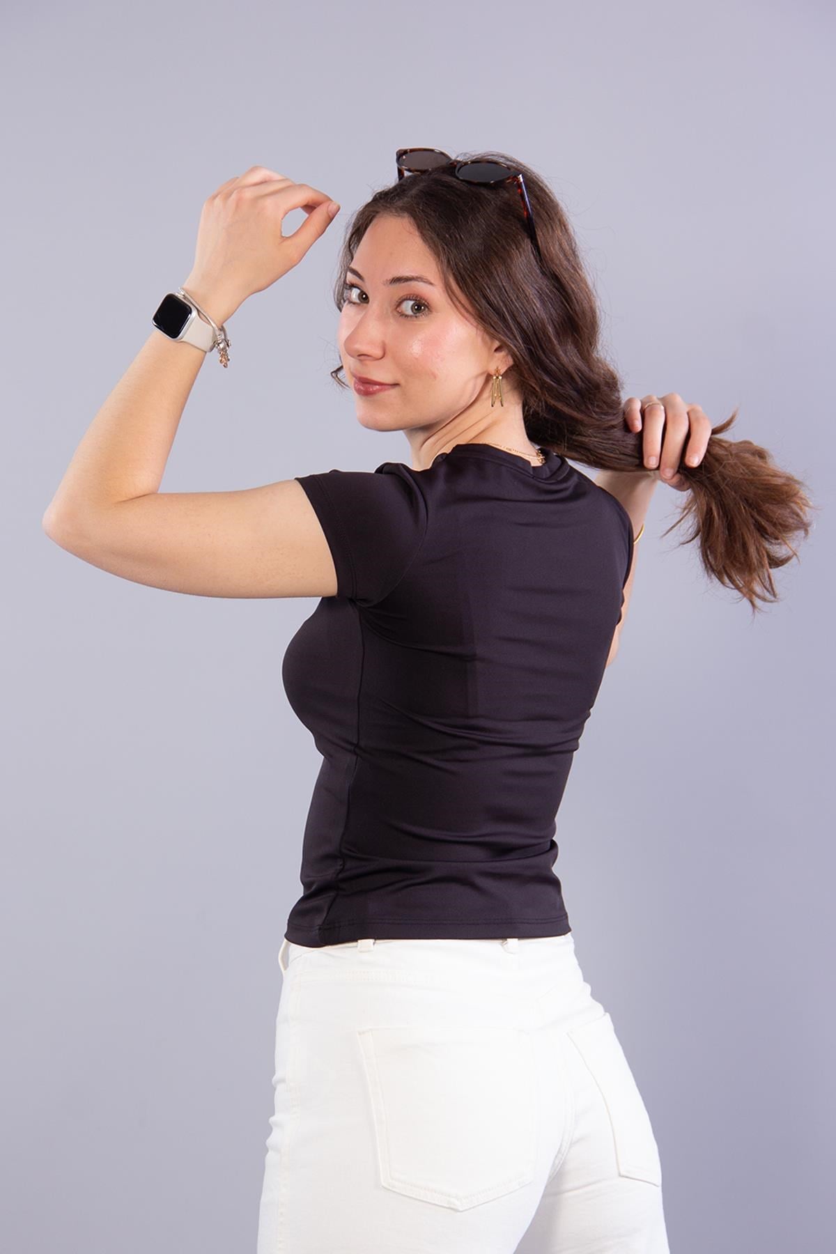 T-shirtmckanzie26737 Poliamid Kumaş O Yaka T-shirtkadınerkek