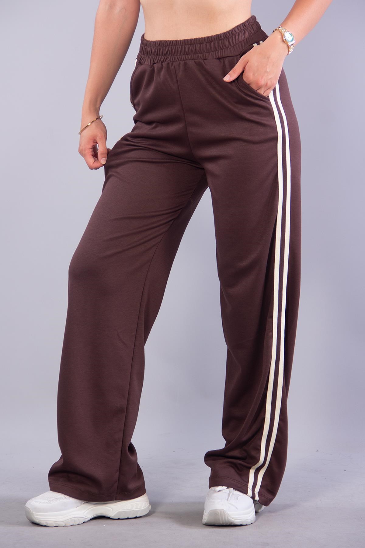 Pantolonmckanzie26770 Modal Kumaş Şeritli Pantolonkadınerkek